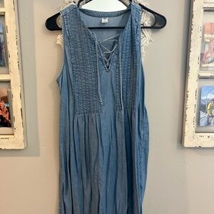 Denim Sleeveless Dress